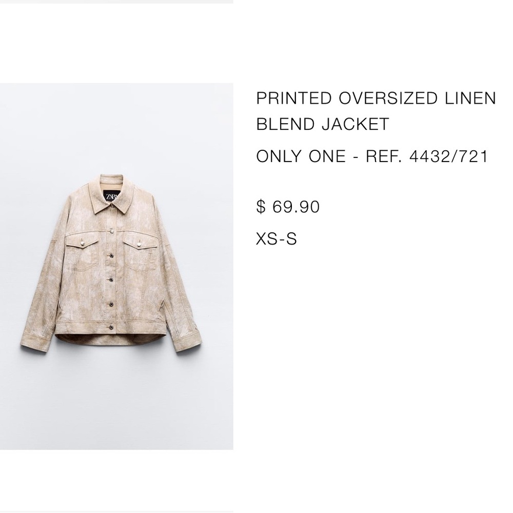 Zara Set (Jacket & Top) - Picture 3 of 4